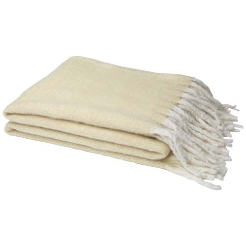 Couverture recyclée douce à personnaliser 125x150 cm Dolly Beige