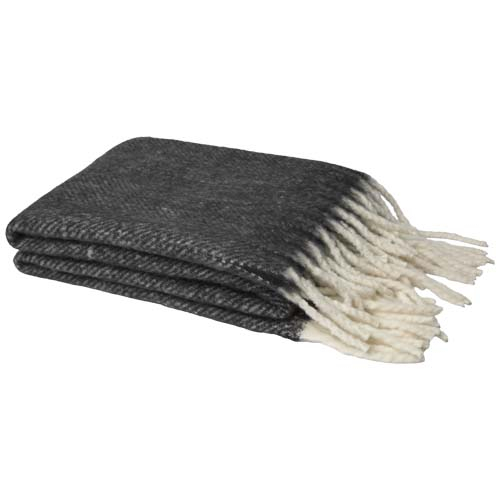 Couverture recyclée douce à personnaliser 125x150 cm Dolly Noir