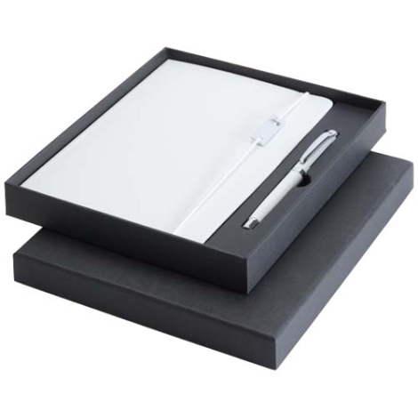 Ensemble carnet A5 et stylo roller personnalisable Legato Elegance
