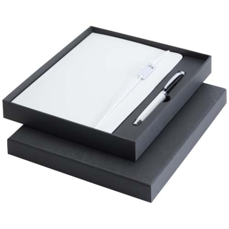 Ensemble carnet A5 et stylo roller personnalisable Legato Elegance
