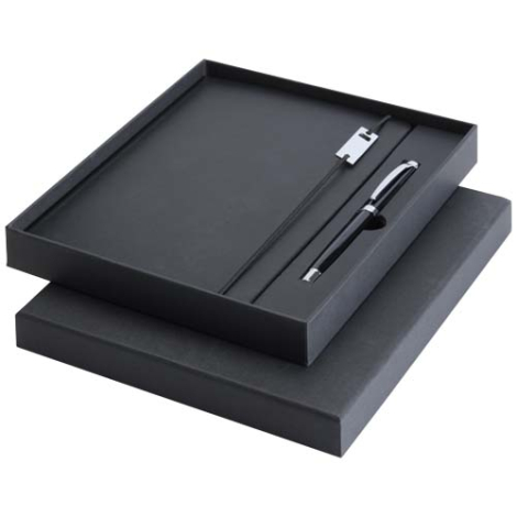 Ensemble carnet A5 et stylo roller personnalisable Legato Elegance