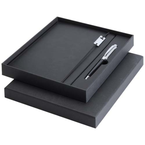 Ensemble carnet A5 et stylo roller personnalisable Legato Elegance