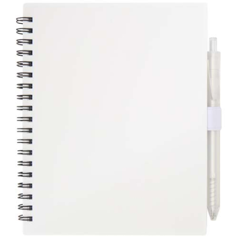 Carnet spirale et stylo bille personnalisé Niove