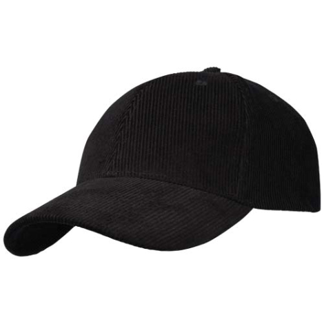 Casquette promotionnelle velours côtelé recyclé 6 pans Hutton