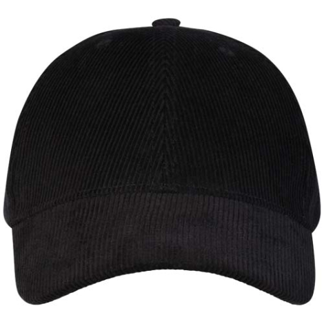 Casquette promotionnelle velours côtelé recyclé 6 pans Hutton
