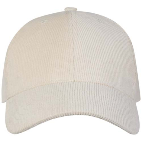 Casquette promotionnelle velours côtelé recyclé 6 pans Hutton