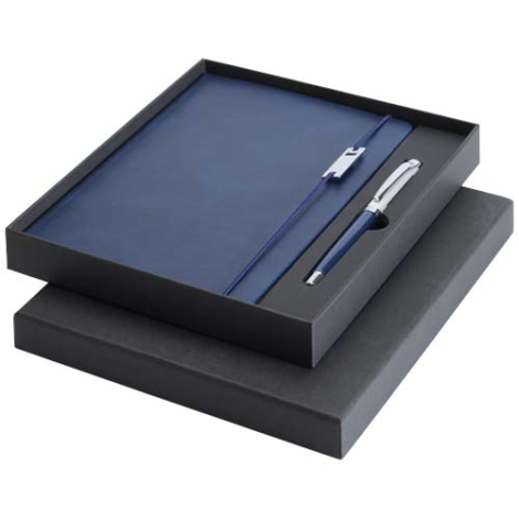 Ensemble carnet A5 et stylo roller personnalisable Legato Elegance