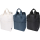 Trois sacs à dos (beige, bleu, noir) présentés côte à côte, sans personnalisation visible.