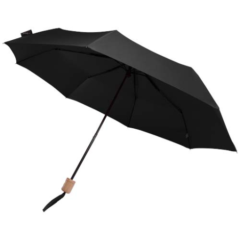 Parapluie compact personnalisé en tissu RPET Dane