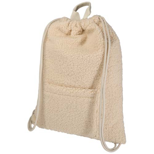 Sac à cordons sherpa recyclé 9 L publicitaire GRS Bear Naturel