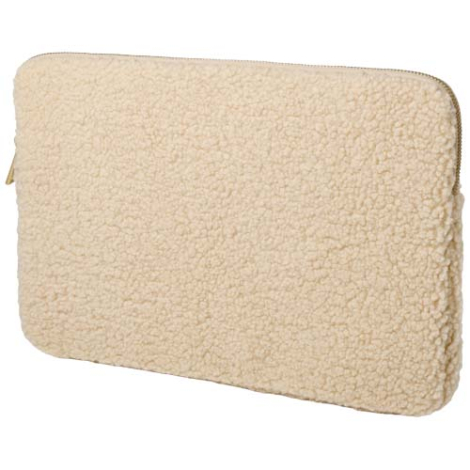 Housse ordinateur 13" sherpa recyclée personnalisable Bear