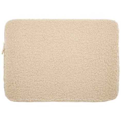 Housse ordinateur 13" sherpa recyclée personnalisable Bear