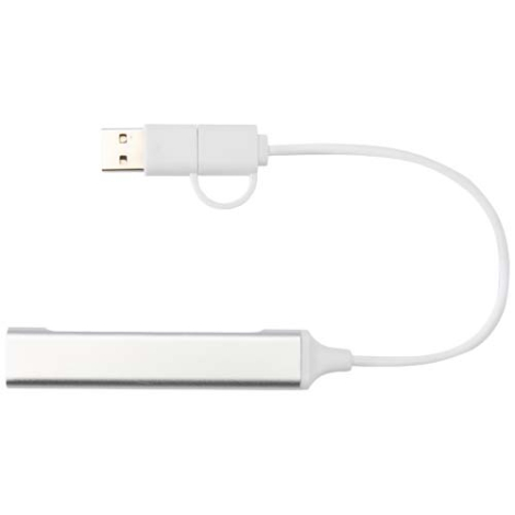 Hub promotionnel en alu recyclé avec 4 ports USB Alkaid