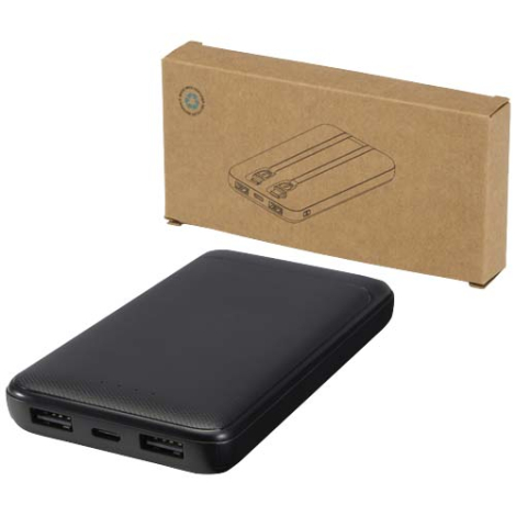 Batterie publicitaire 10 000 mAh double câble Adhil