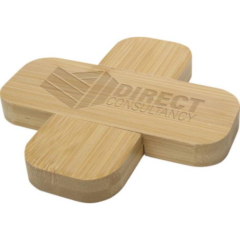 Dessous de plat bambou naturel à personnaliser Croc