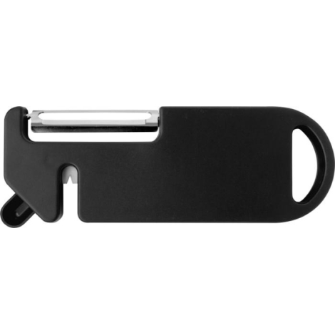 Outil de cuisine noir Kipper vu de dos, surface lisse et uniforme, aucune personnalisation apparente.