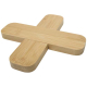Grand dessous de plat bambou naturel personnalisé Croc