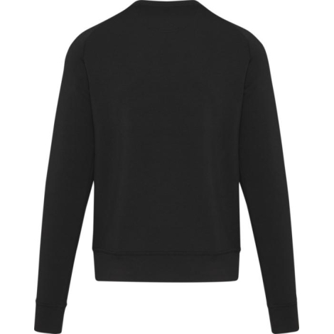 Sweat-shirt noir Yukon vu de dos avec encolure ronde et bords côtelés ; aucune personnalisation apparente. Sweat-shirt noir Yukon vu de dos avec encolure ronde et bords côtelés ; aucune personnalisation apparente.