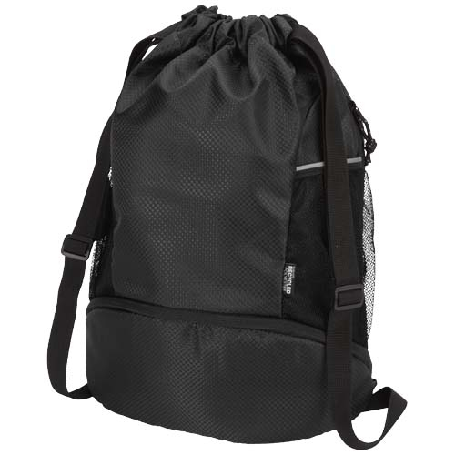 Sac de sport 18 L promotionnel recyclé GRS Nomad Noir