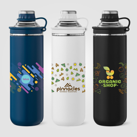 Bouteille isotherme en acier recyclé 680 ml personnalisable Oasis Bouteille isotherme en acier recyclé 680 ml personnalisable Oasis