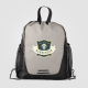 Sac gris foncé personnalisable avec marquage visible sur la face avant. Sac gris foncé personnalisable avec marquage visible sur la face avant.