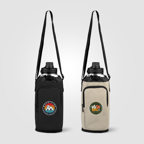 Sac porte-bouteille en PU recyclé personnalisable Malmö 1,8 L Sac porte-bouteille en PU recyclé personnalisable Malmö 1,8 L