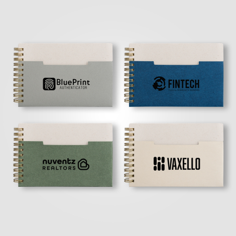 Carnet A6 à spirales en coton recyclé personnalisable Lino Carnet A6 à spirales en coton recyclé personnalisable Lino