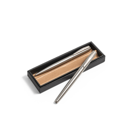 Coffret d’écriture promotionnel acier recyclé Ella