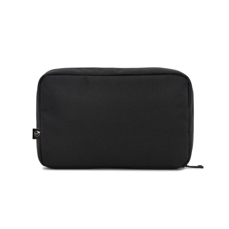 Vue arrière du sac en polyester recyclé sans personnalisation apparente.