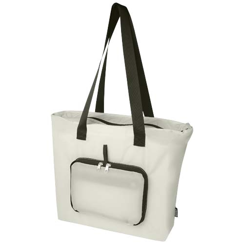 Sac shopping promotionnel pliable en rPET 16L EcoFold Grès