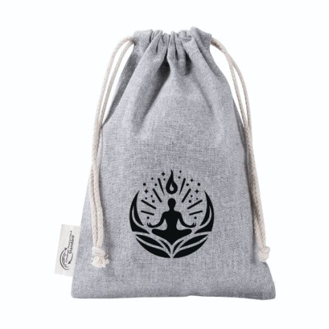 Sac à cordon coton rPET 120 g personnalisable Topacio