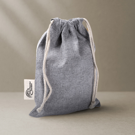 Sac à cordon coton rPET 120 g personnalisable Topacio