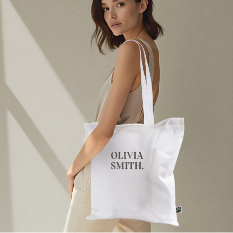 Sac cabas coton 140 g à longues anses promotionnel Tungus