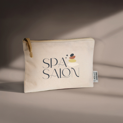 Trousse coton bio 180 g personnalisée Aer
