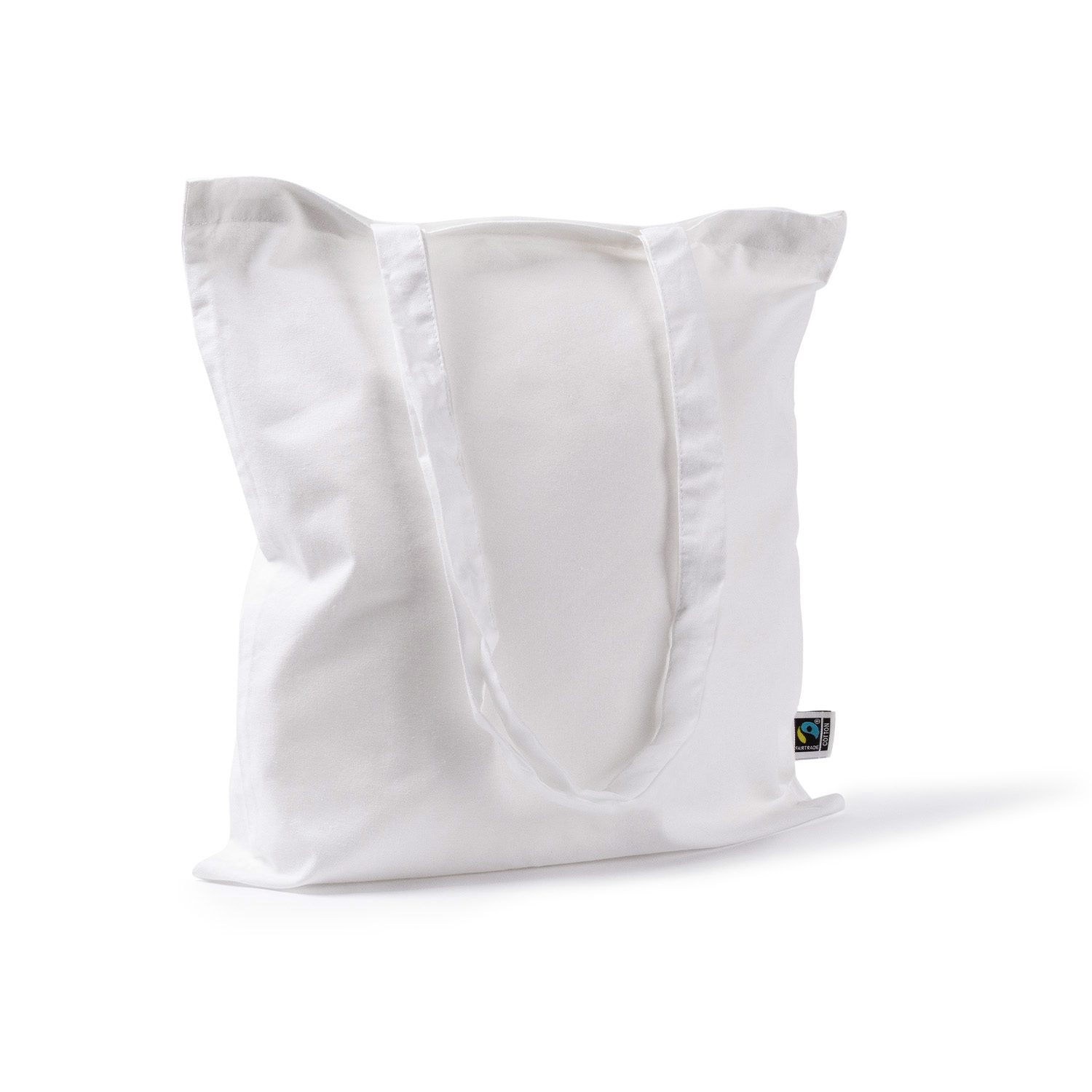 Sac cabas coton 140 g à longues anses promotionnel Tungus Blanc