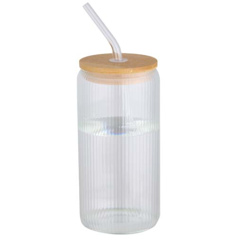 Pot en verre personnalisé 500ml Mirage