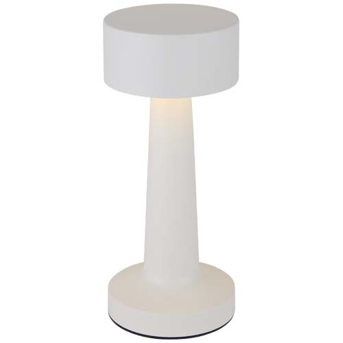 Lampe de table promotionnelle rechargeable Aludra Blanc