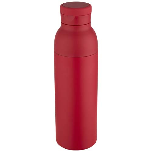 Bouteille isotherme recyclée personnalisée 650ml Illuminate Rouge