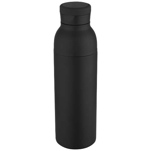 Bouteille isotherme recyclée personnalisée 650ml Illuminate Noir