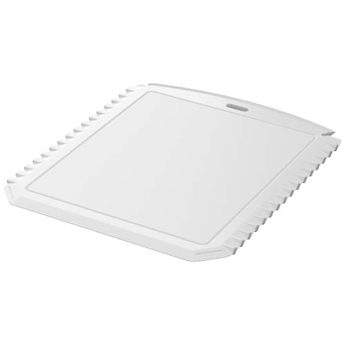 Grattoir à glace publicitaire en plastique recyclé Thrym Blanc