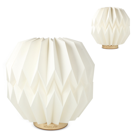 Lampe LED pliable publicitaire avec socle bois Coollux Luna