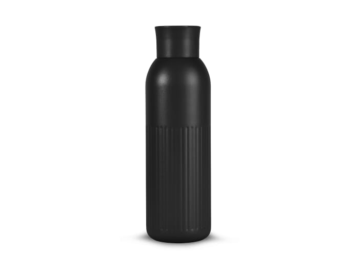 Bouteille isotherme acier recyclé 500 ml à personnaliser Tekla Push Noir