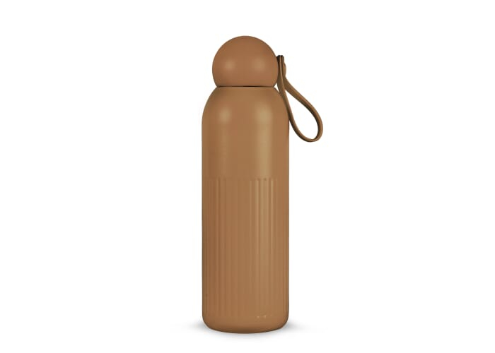 Bouteille isotherme acier recyclé 500 ml promotionnelle Tekla Marron
