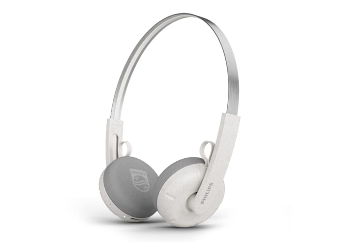 Casque supra-auriculaire ABS recyclé personnalisable Philips TAH2000 Blanc