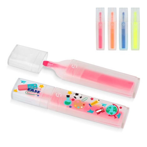 Surligneur à personnaliser en rPET avec pointe large