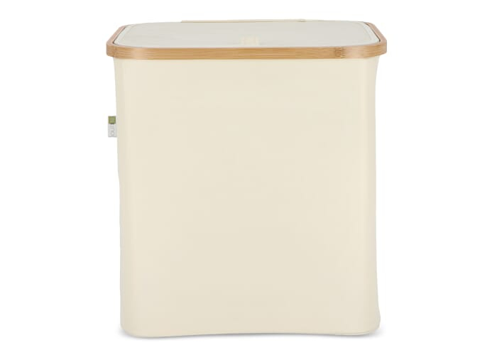 Panier pliant personnalisé avec couvercle rPET Sogne Ecru