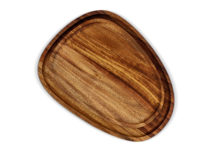Duo de plateaux en acacia personnalisable InSideOut Bois