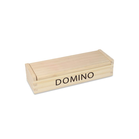 Dominos en bois personnalisable avec coffret de rangement