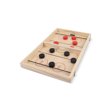 Jeu de palets en bois promotionnel avec cadre Sling Puck