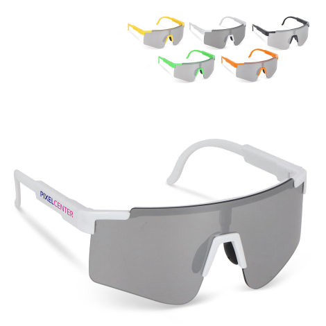 Lunettes de sport personnalisables avec verre miroir UV400